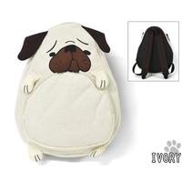 Harajuku Animal Pug Dog Backpack School Bag - Thumbnail 2