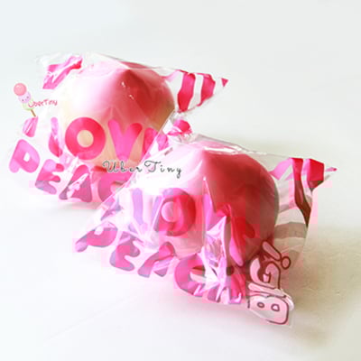 Ibloom big peach jumbo squishy (scented!)