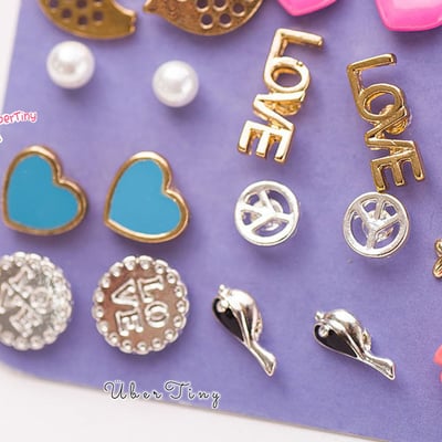 20 pairs (sensitive solutions) earrings