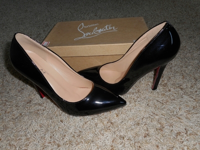 Black "Red Bottom" Heels (NOT AUTHENTIC)