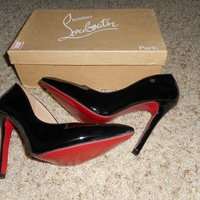 Black "Red Bottom" Heels (NOT AUTHENTIC) - Thumbnail 1