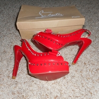 Red "Red Bottom" Heels (NOT AUTHENTIC) - Thumbnail 1