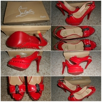 Red "Red Bottom" Heels (NOT AUTHENTIC) - Thumbnail 4