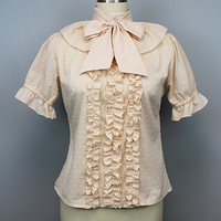Bow Collar Blouse - Thumbnail 4