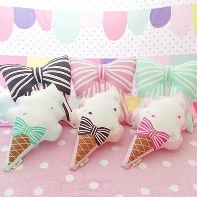 Kawaii Ice Cream Pillow