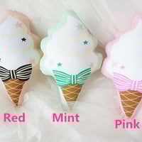 Kawaii Ice Cream Pillow - Thumbnail 4