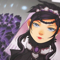 Blue Girl Postcard - Thumbnail 1