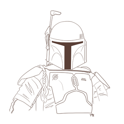 Boba fett print
