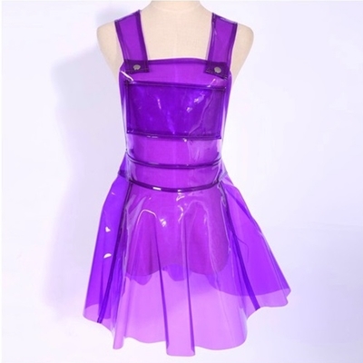 PVC Neon Colored Overall Dress
