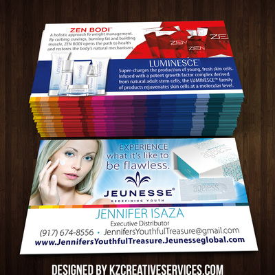 Jeunesse business cards style 2