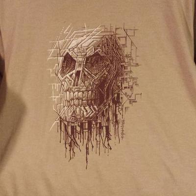 Future cranial abstract shirt