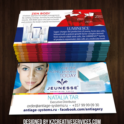 Jeunesse business cards style 5
