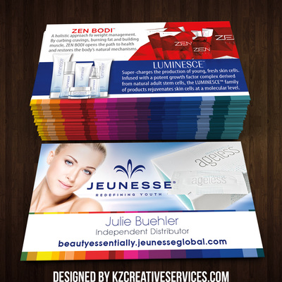 Jeunesse business cards style 7