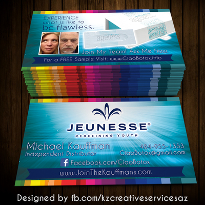 Jeunesse business cards style 11