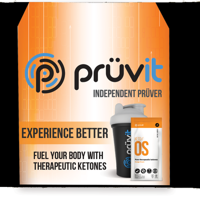 Pruvit table runner + solid color throw combo