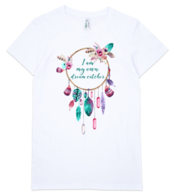 Women's "I am my own dream catcher" Organic Short Sleeve T-Shirt