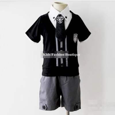 Boys 3-pieces black/grey outfit