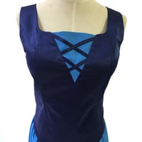 P189 Little Mermaid Aqua Custom gown Vanessa - Thumbnail 3