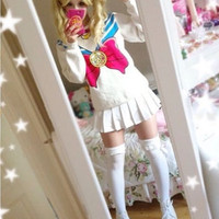 Harajuku Sailor Bow crew neck sweater - Thumbnail 4