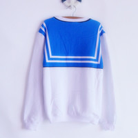 Harajuku Sailor Bow crew neck sweater - Thumbnail 1