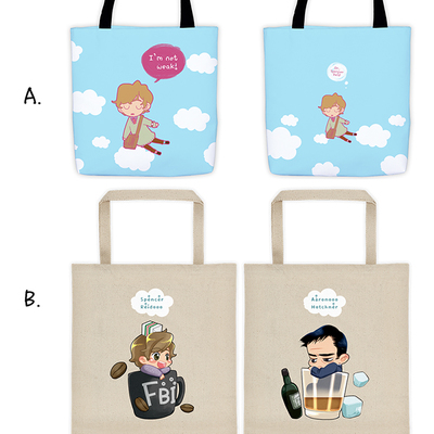 Criminal minds - tote bags