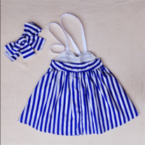 Striped Dress and Headband Set - Thumbnail 2