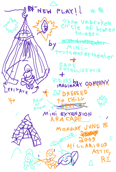 NEW PLAY! HILARIOUS ATTIC SHOW POSTER