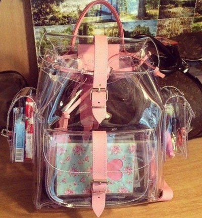 PVC Harajuku Clear Backpack