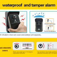 WIRELESS INTERCOM CAMERA DOOR PHONE ENTRY SYSTEM - Thumbnail 1