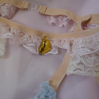 Pastel suspender belt - Thumbnail 1