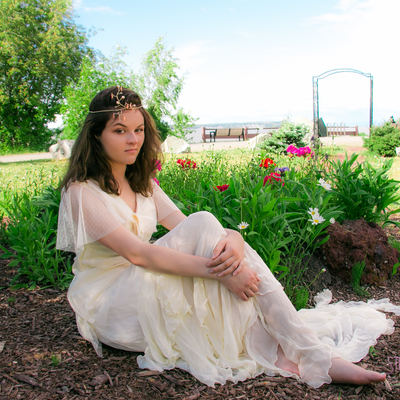 Las nubes bridal skirt