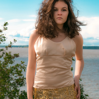 Femme Fatale Low Back Corset Top - Thumbnail 1