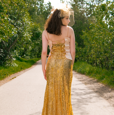 Femme Fatale Low Back Corset Top