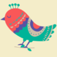 Kid's Ages 8- 12 "Sweet Bird" Organic Short Sleeve T-Shirt - Thumbnail 1