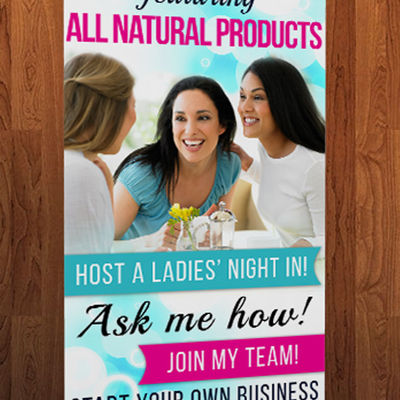 Lovewinx retractable banner