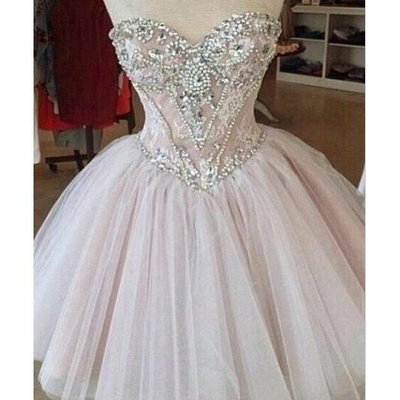 Homecoming dress sweetheart neckline short prom dress pst0879