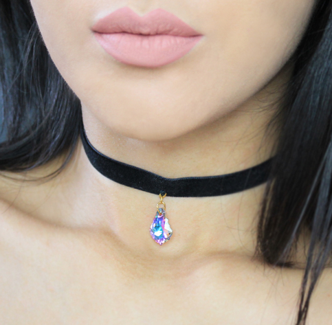Velvet Galaxy Choker 