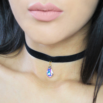 Velvet Galaxy Choker 