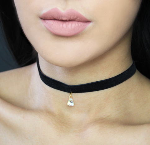 Mini Triangle Choker (Black)