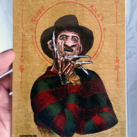 Religious Horror Icon-Freddy Krueger-Nightmare on Elm St.-5"x7" Print - Thumbnail 2
