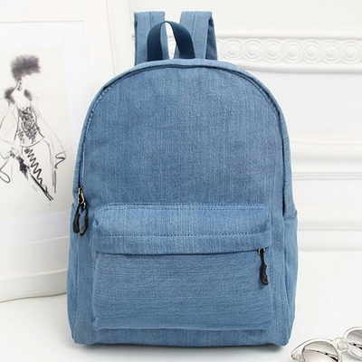 Denim backpack 