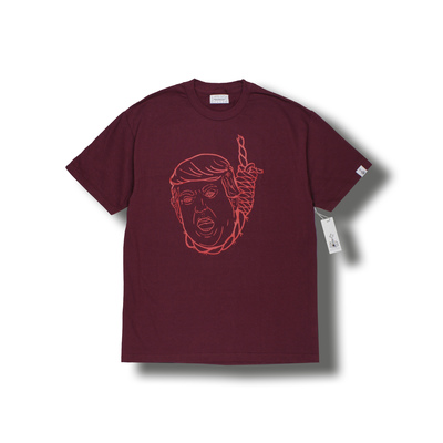Maroon fuck trump tee 
