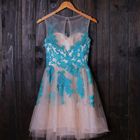 Beautiful Light Pink Tulle Short Prom Dress with Lace Applique, Party Dresses, Homecoming Dresses - Thumbnail 1