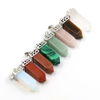 Natural Crystal Quartz/Natiural Stones Pendant Healing Crystals! - Thumbnail 3