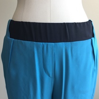 PRABAL GURUNG Silk Ankle Zip Pants - Thumbnail 1