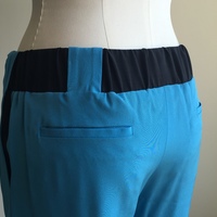 PRABAL GURUNG Silk Ankle Zip Pants - Thumbnail 2