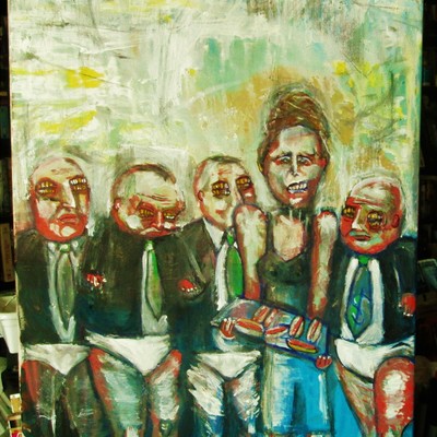 Feast for the eyes (a ryan lowrie painting)