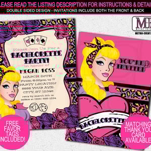 Pin-up birthday - invitations  - Thumbnail 4