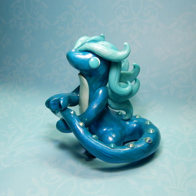 Shiny blue dragon