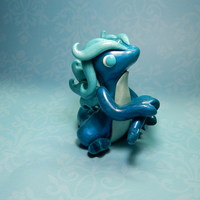 Shiny Blue Dragon - Thumbnail 1